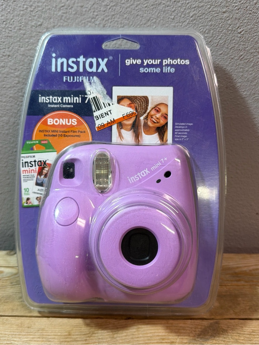Fujifilm instax mini 7+ Instant Camera - Lavender Purple